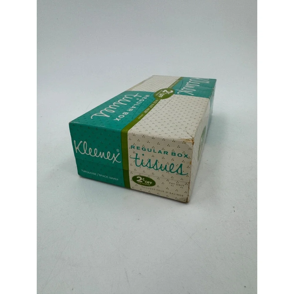 Vintage Kleenex Tissues‎ Pure White 1938 SIZE 9.33